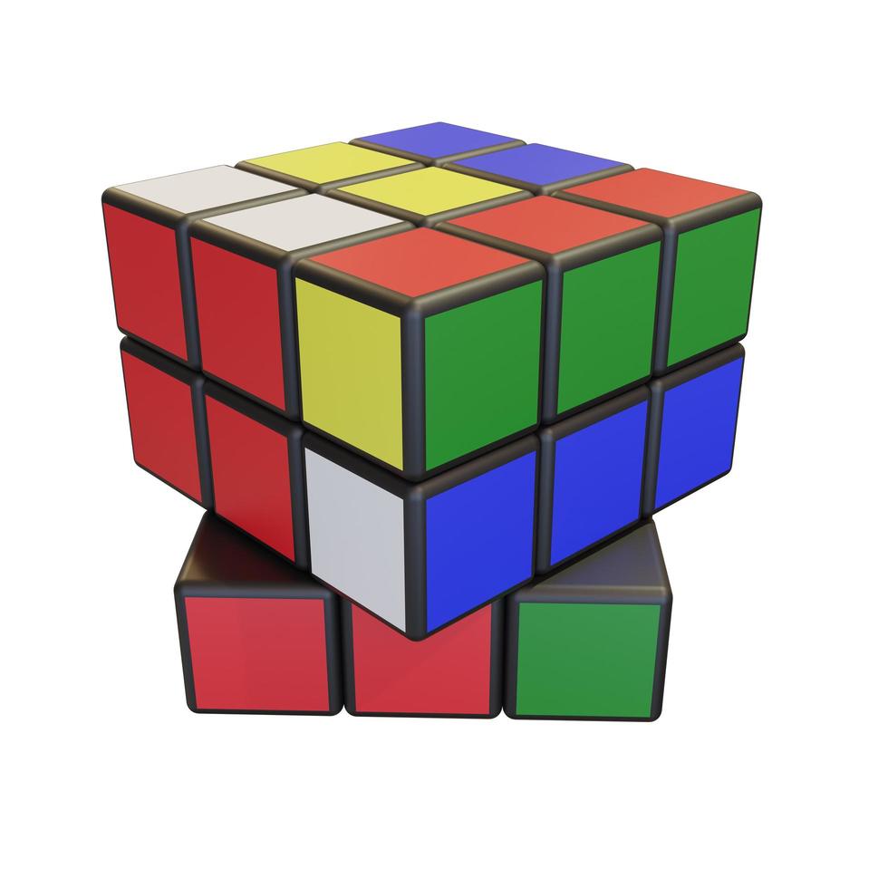 Minsk, Belarus, 20 July 2022 . Editorial illustration. Rubik s Cube photo