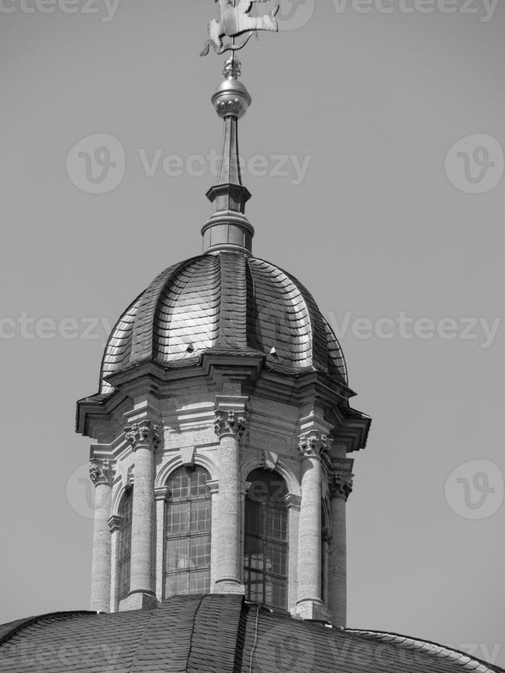 the city of Wuerzburg at the river main photo