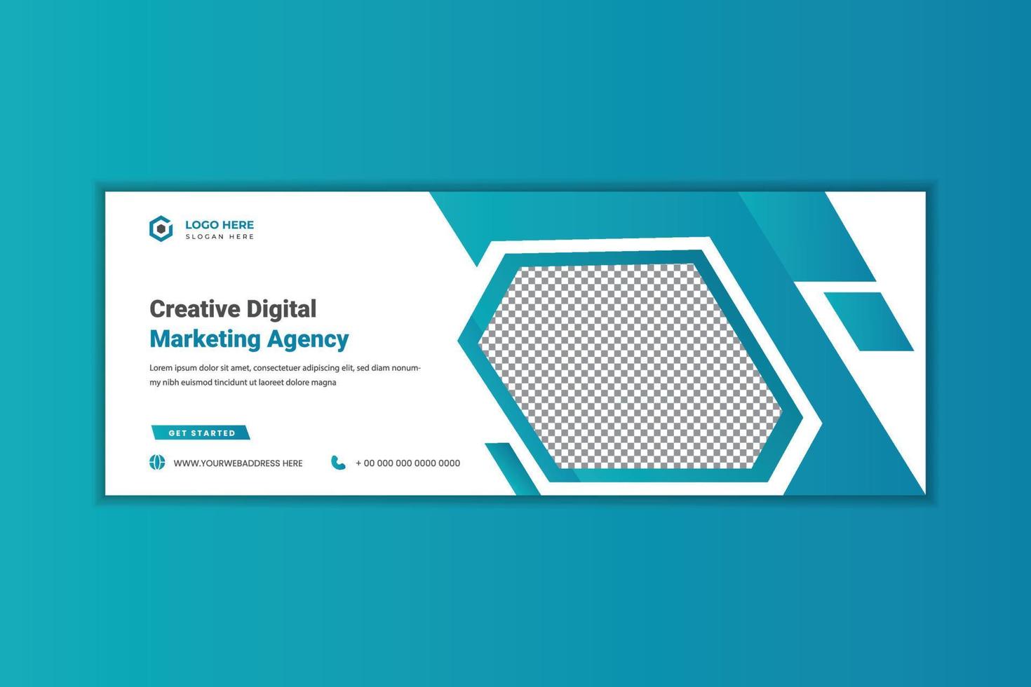 social media Cover Design Template and Web Banner Template Design for Post vector