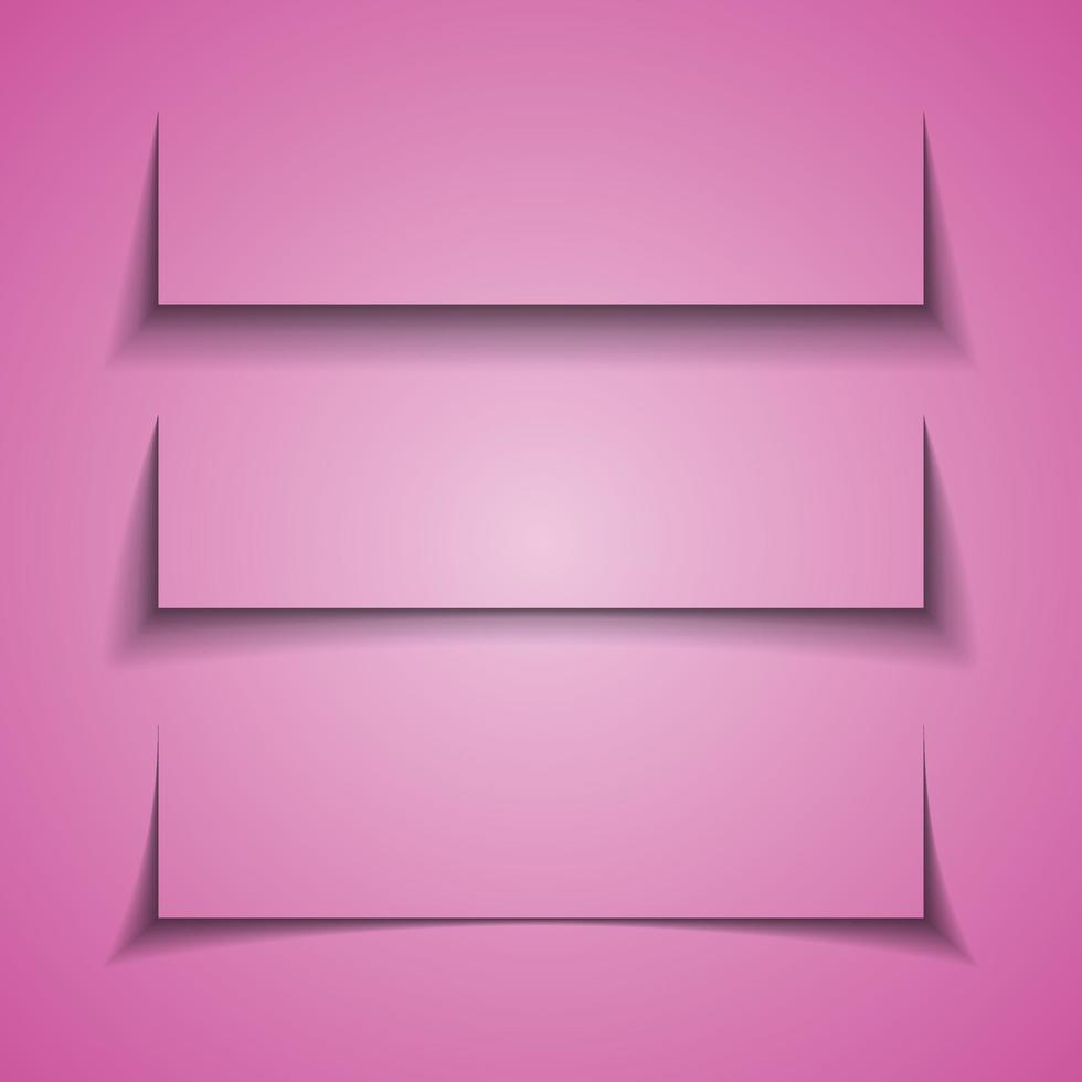 Card drop shadow realistic gradient shadows borders vector