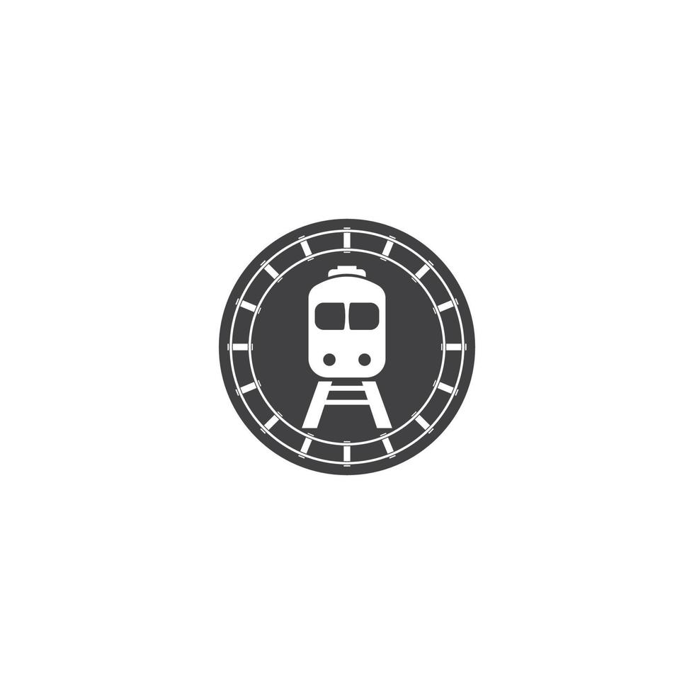 diseño de plantilla de ilustración de vector de icono de tren