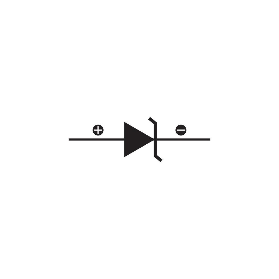 Diode icon.  vector illustration template design