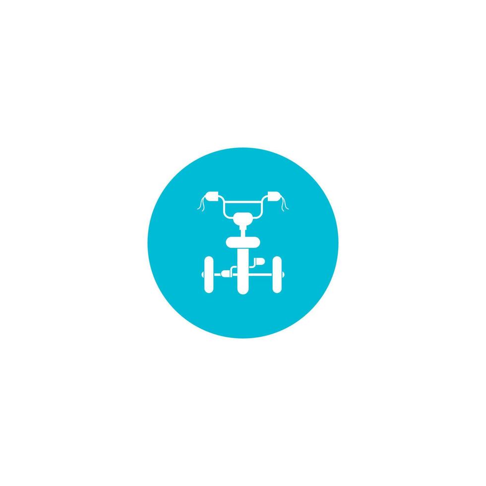 Tricycle icon  vector illustration template design