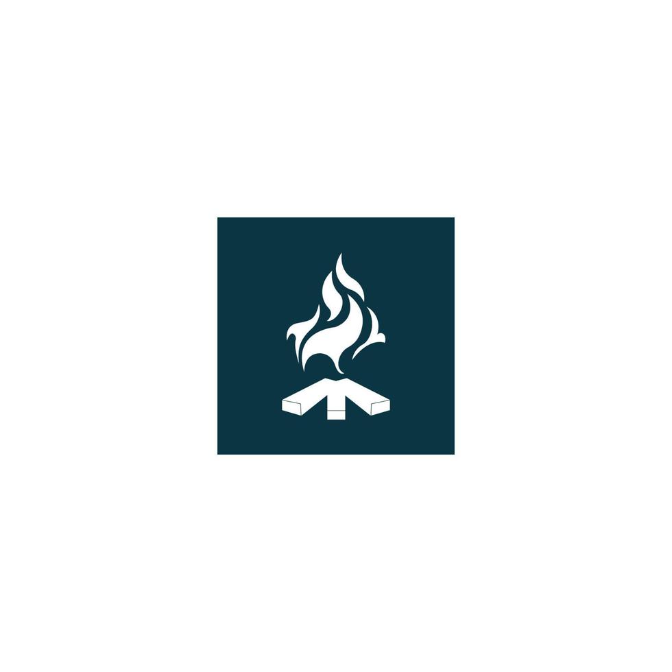 Bonfire Icon  vector illustration template design