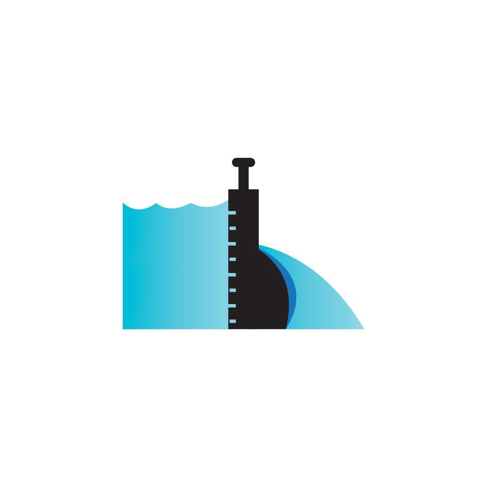 Water dam logo vector
