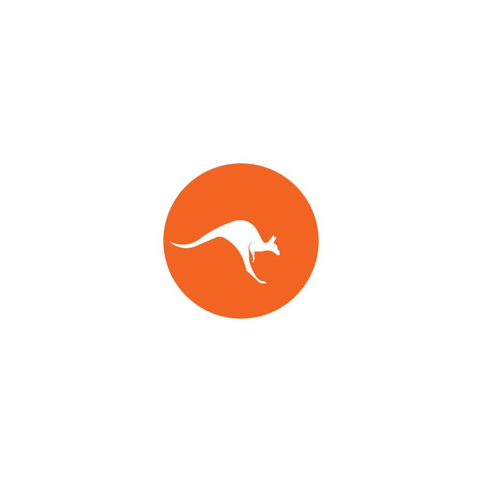 Kangaroo icon  vector illustration template design