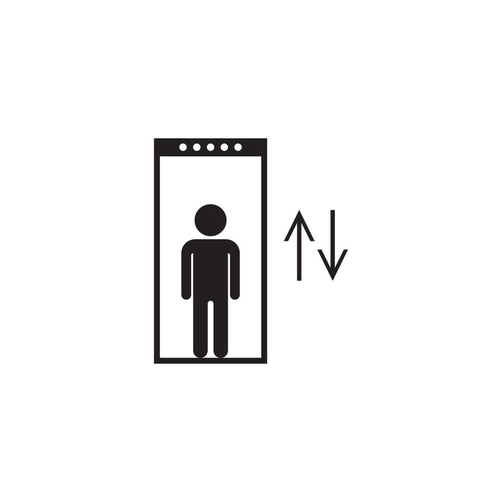 Lift icon.  vector illustration template design