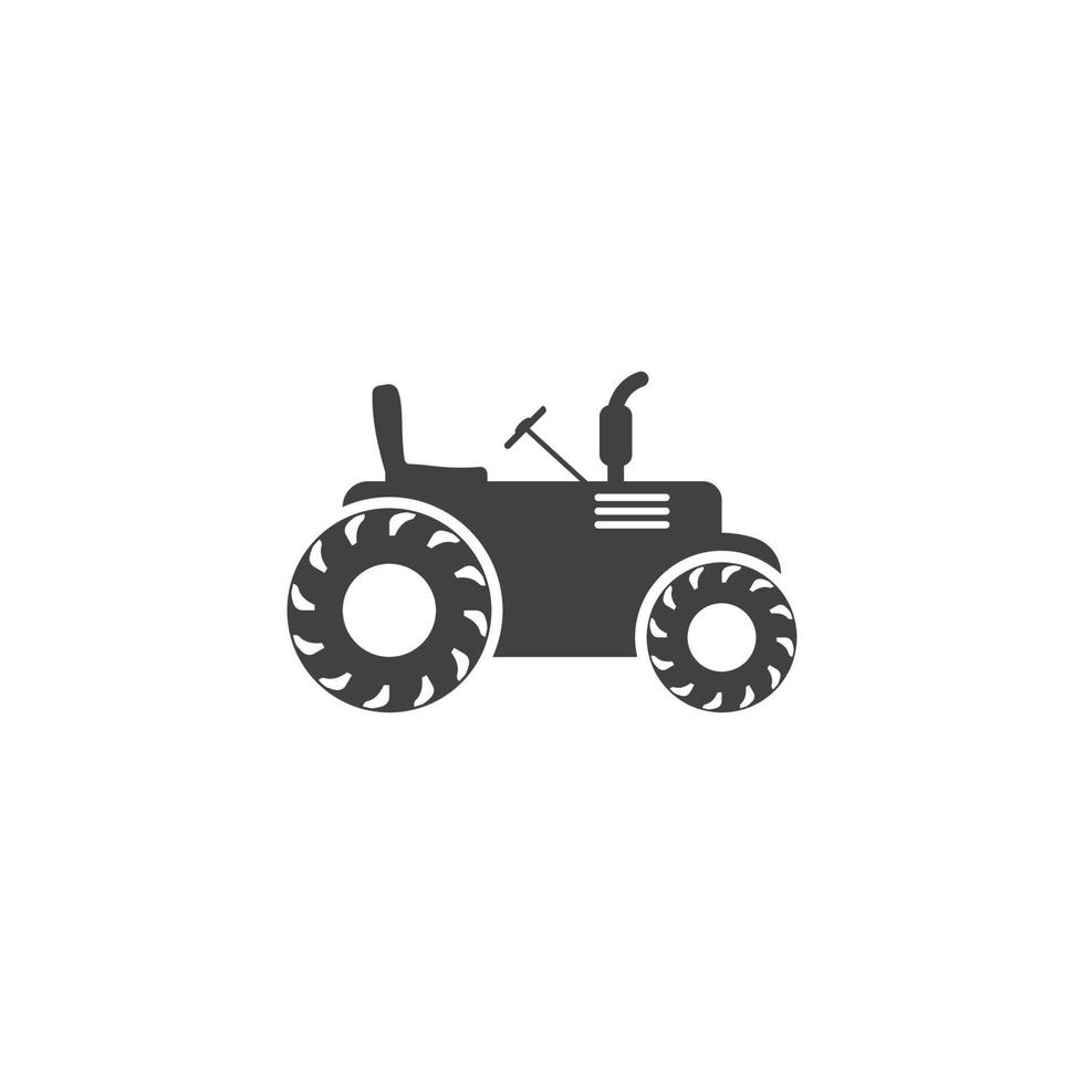 Tractor icon vector