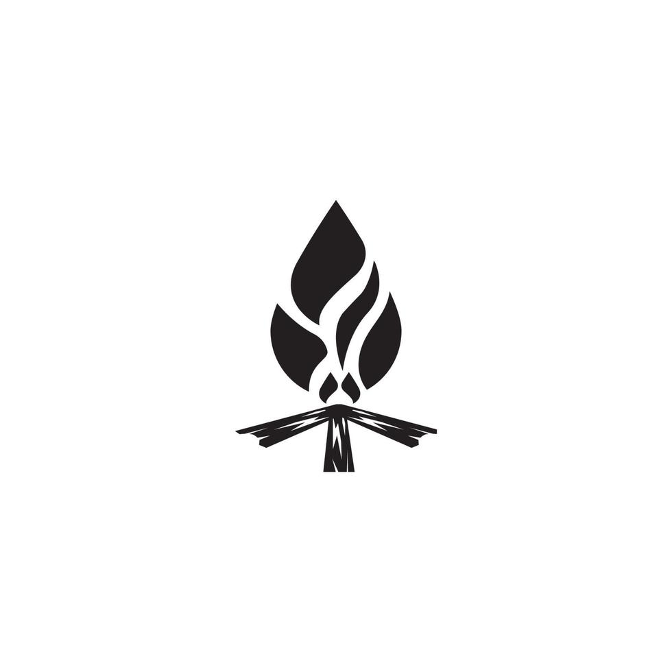 bonfire  icon vector