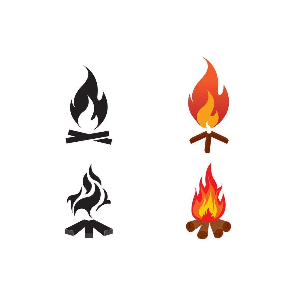 bonfire  icon vector