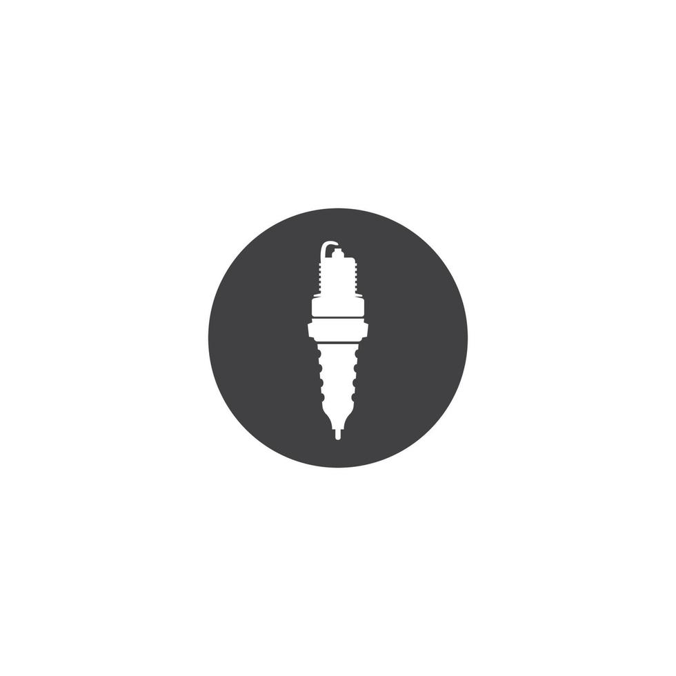 spark plug icon vector