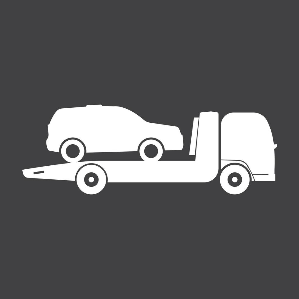 towing car icon vector