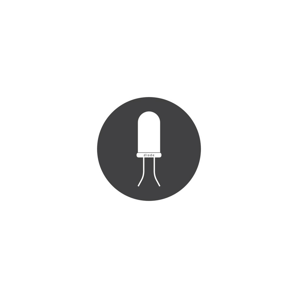 Diode icon.  vector illustration template design