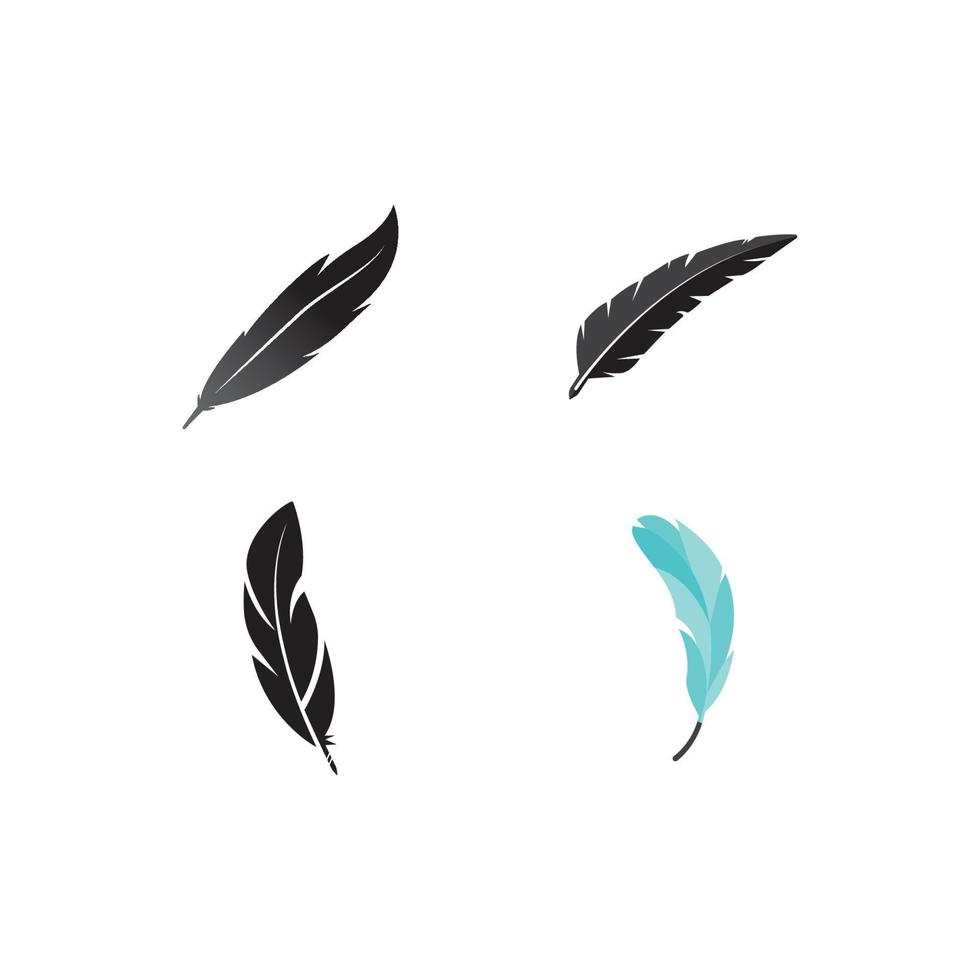 Feather icon  vector illustration template design