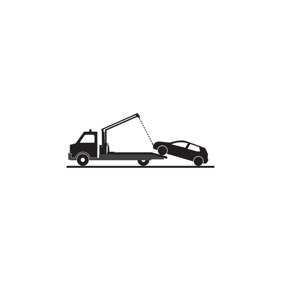 towing car icon vector
