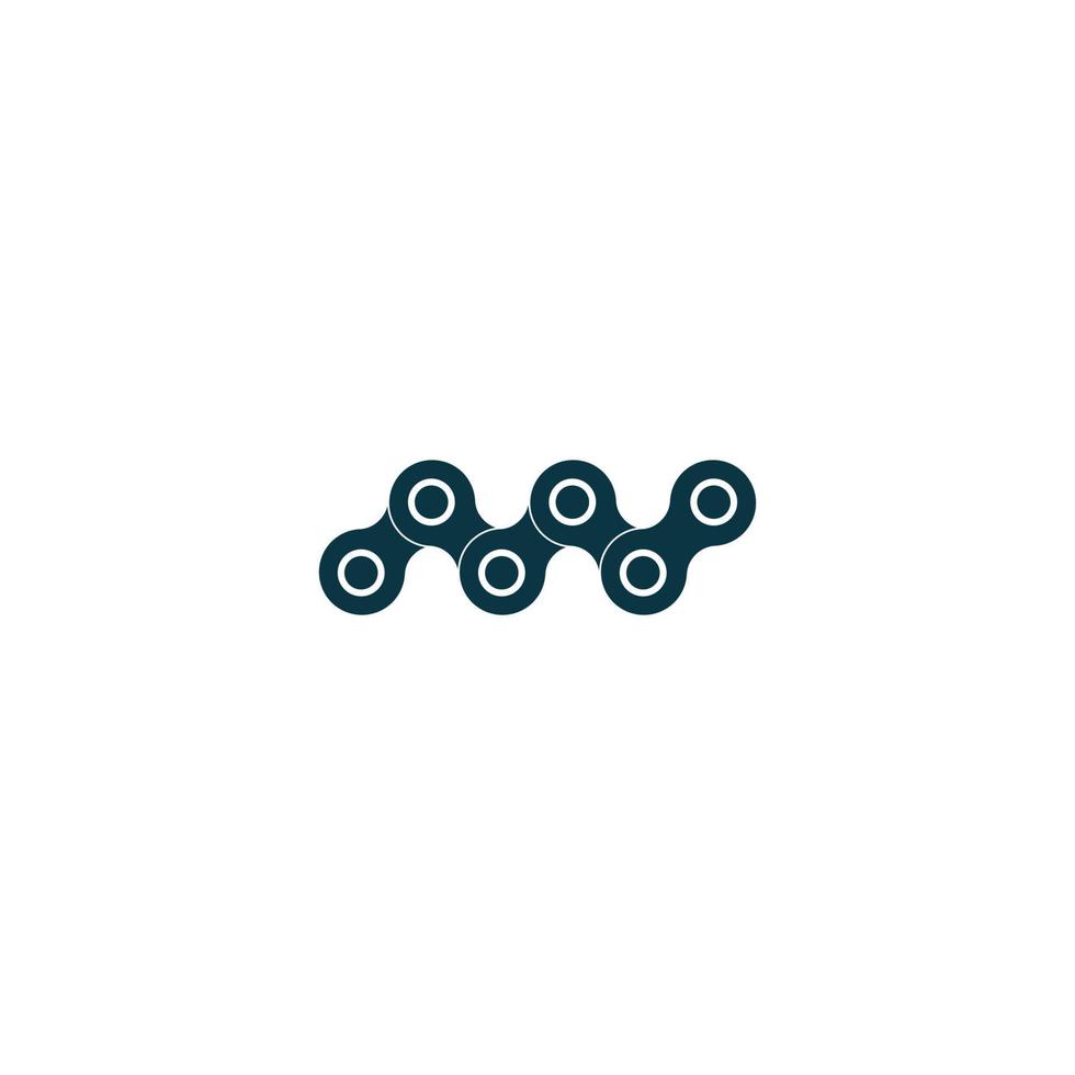 Motorcycle chain icon vector
