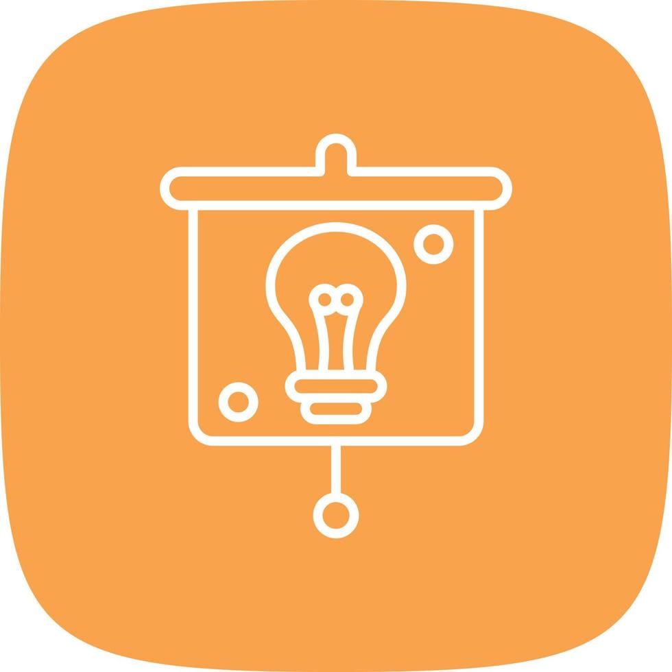 Education Presentation Line Round Corner vector