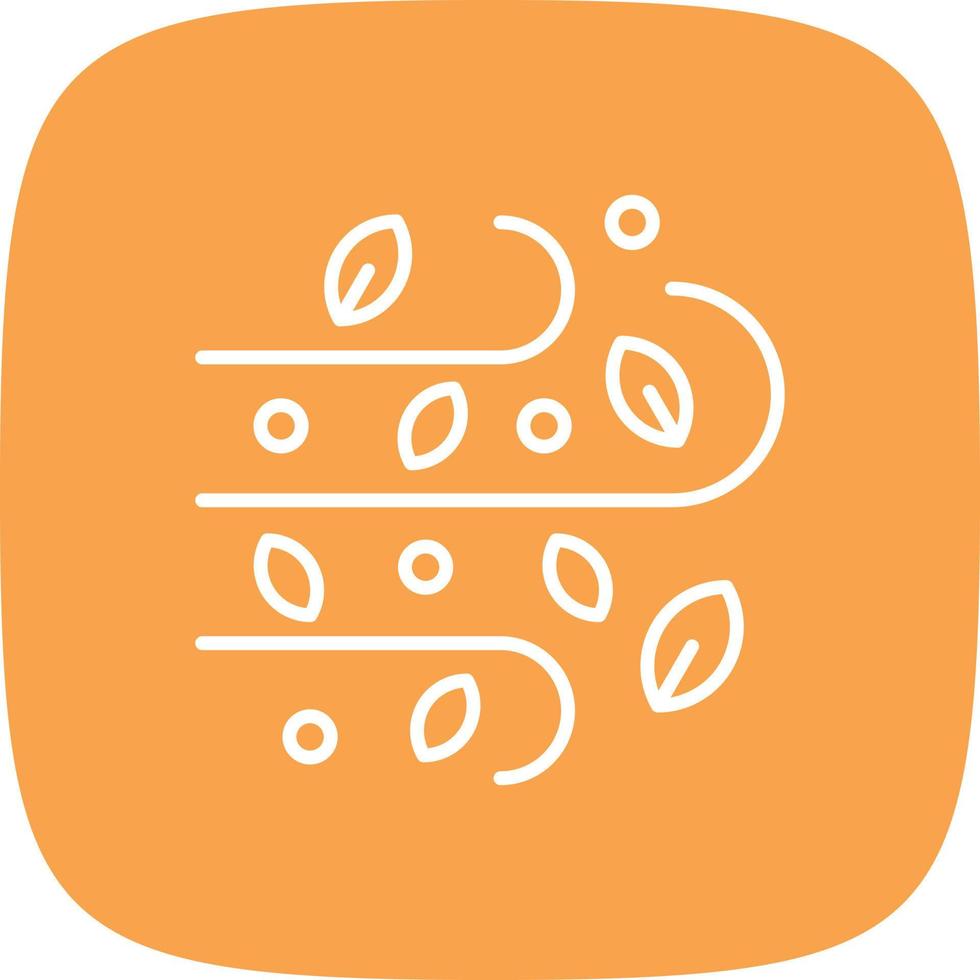 Wind Line Round Corner vector