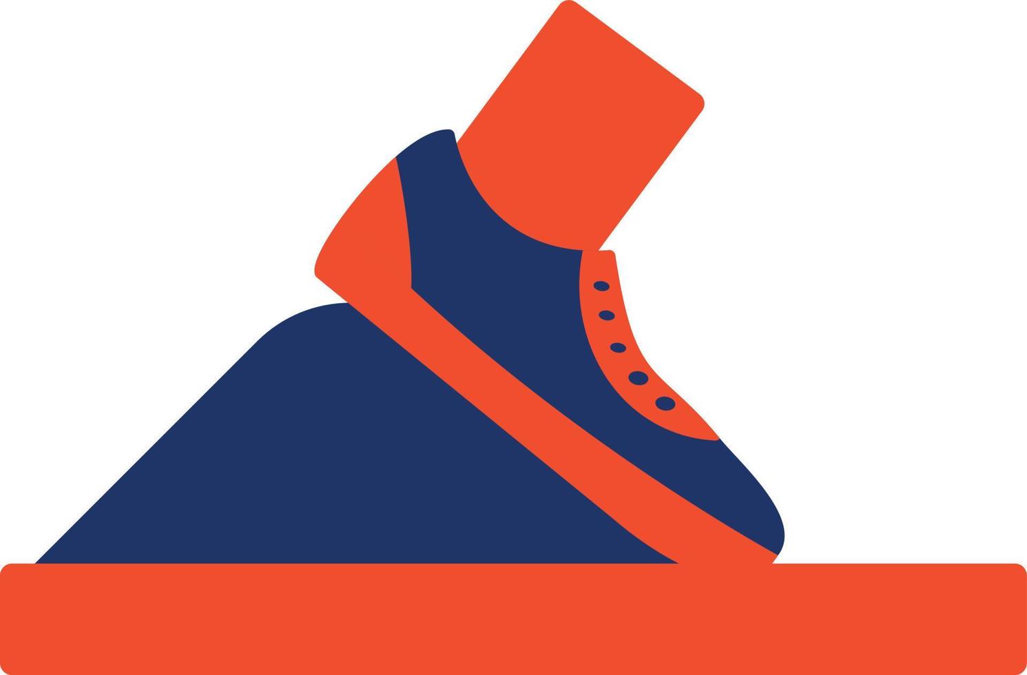 Starting Block Color Icon vector