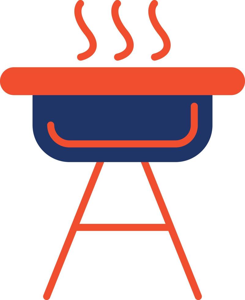 Grill Color Icon vector