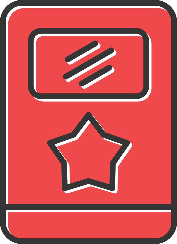 Police Shield Filled Retro vector