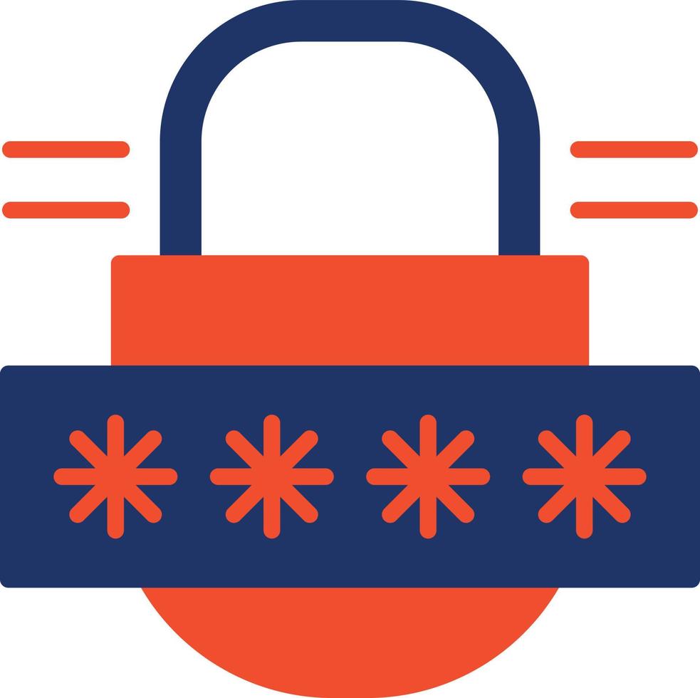 Password  Color Icon vector