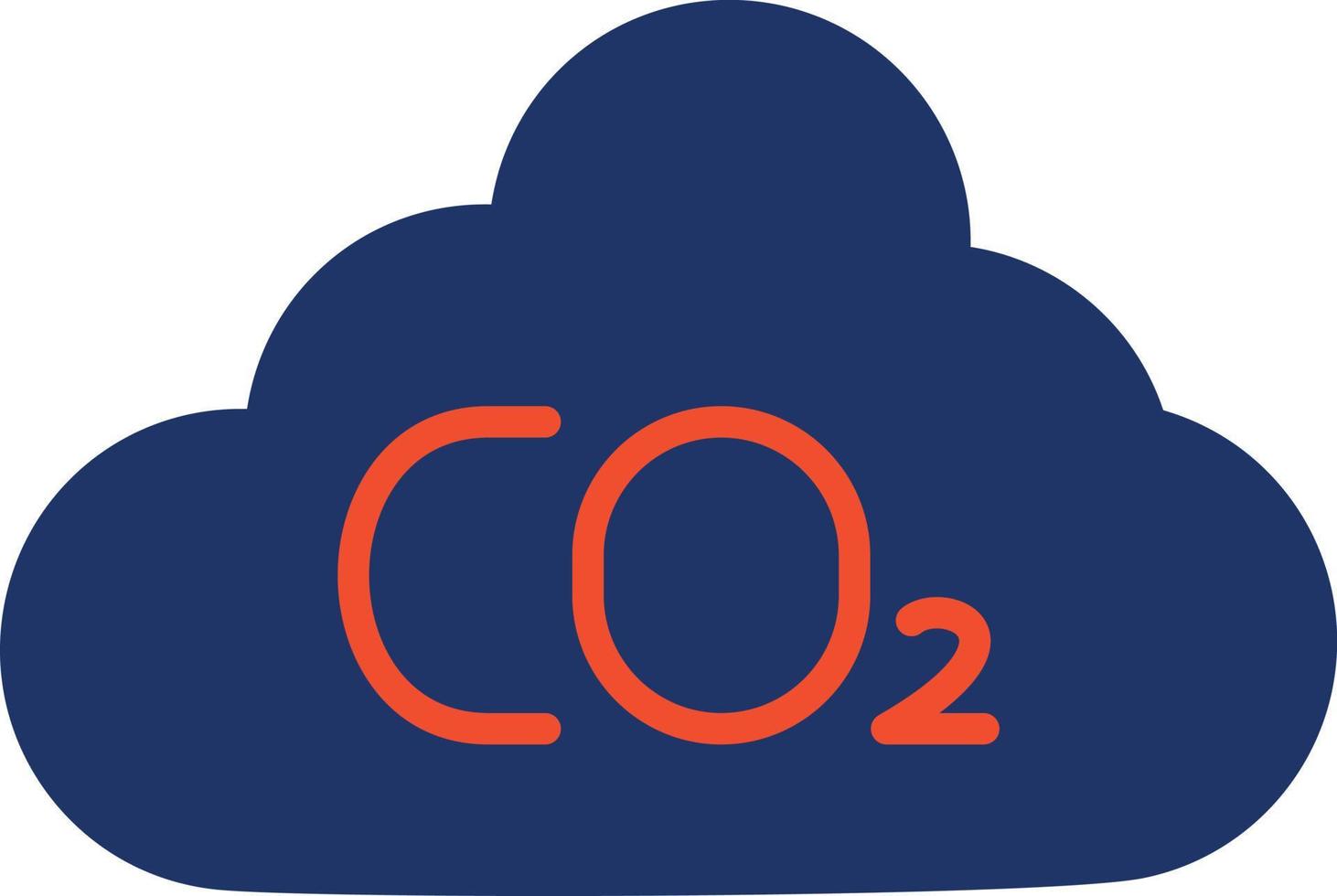 Co2 Color Icon vector