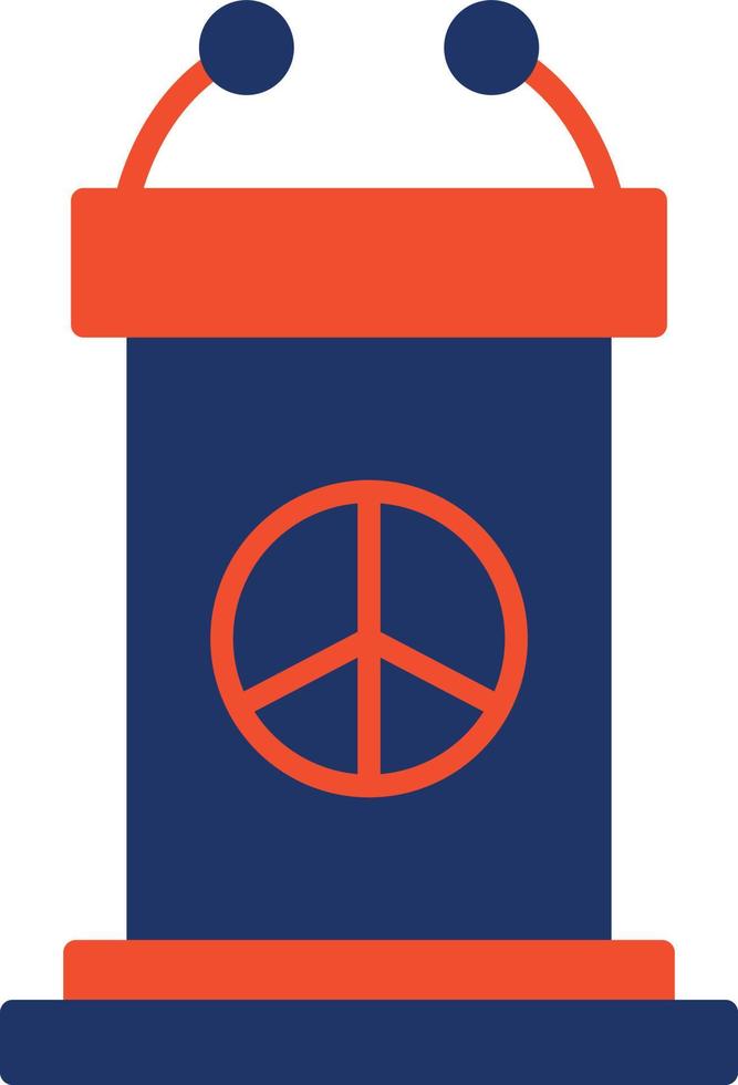 Pacifism Color Icon vector