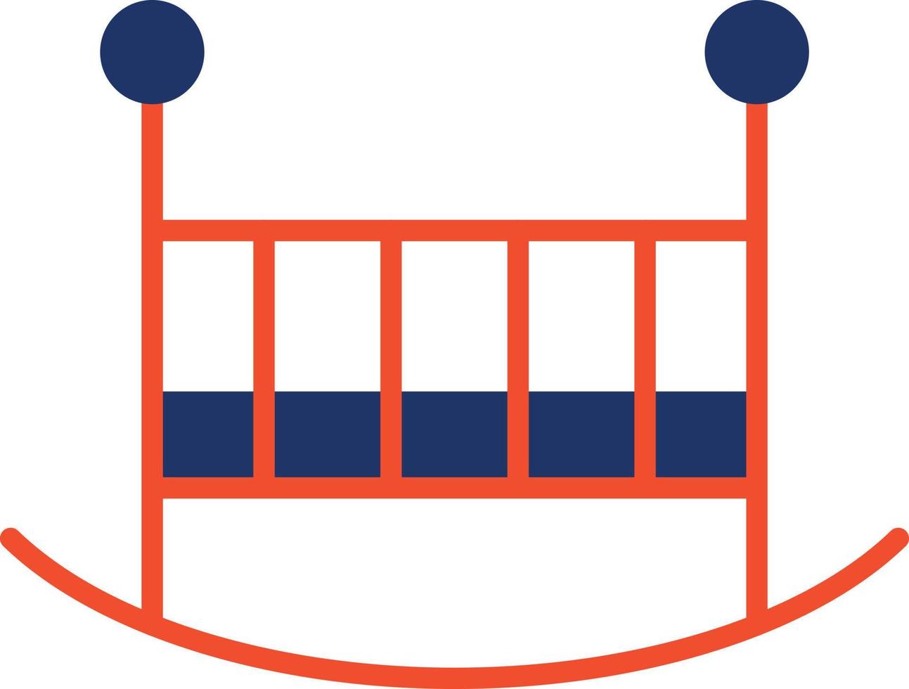 Cradle Color Icon vector