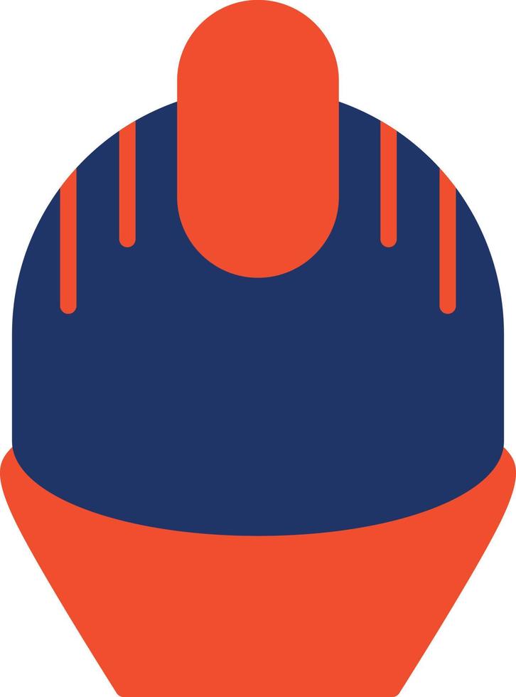 Construction Helmet Color Icon vector
