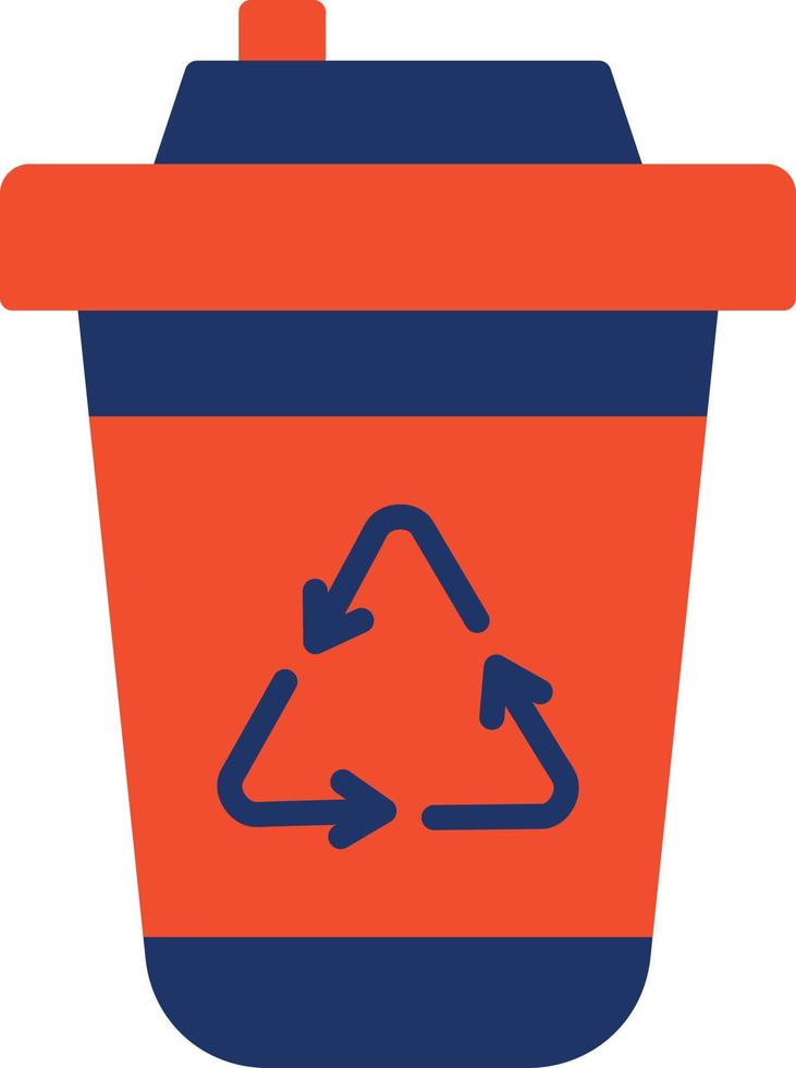 Paper Cup Color Icon vector