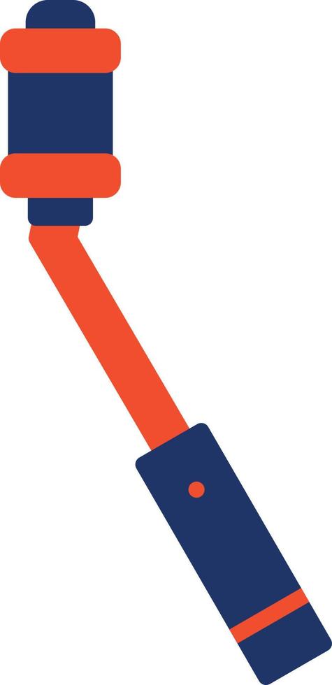Selfie Stick Color Icon vector