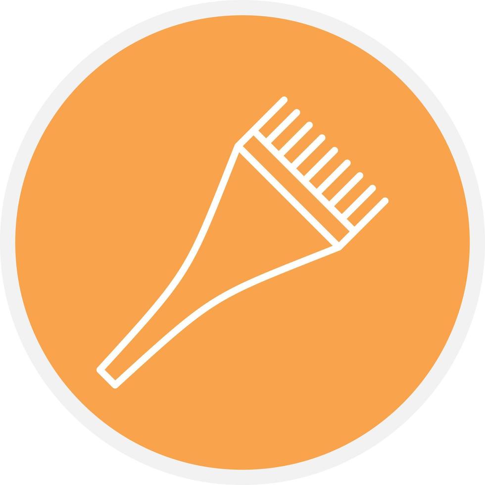 Hair Dye Brush Color Icon vector