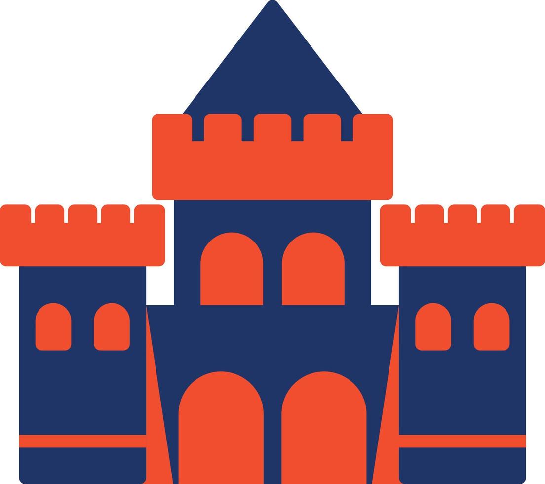 Palace Color Icon vector