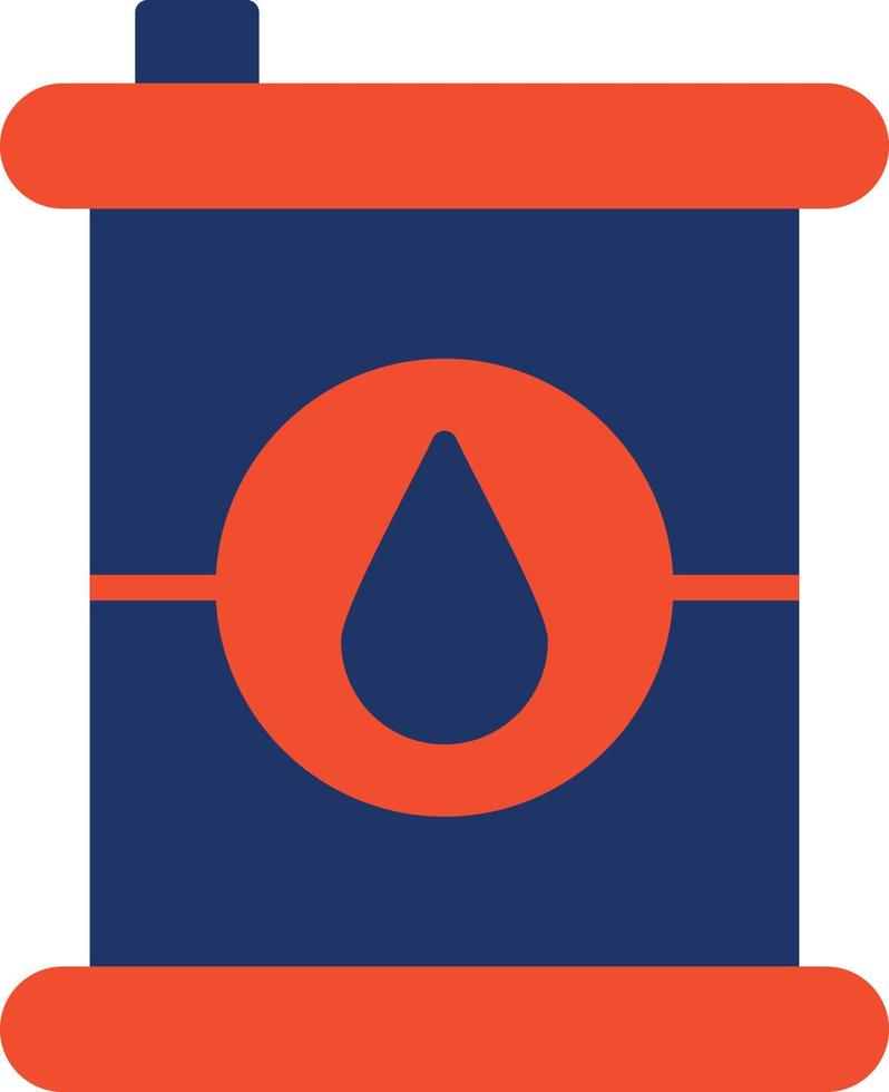 icono de color de barril de petróleo vector