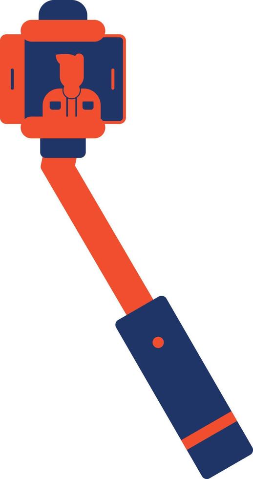 Selfie Color Icon vector