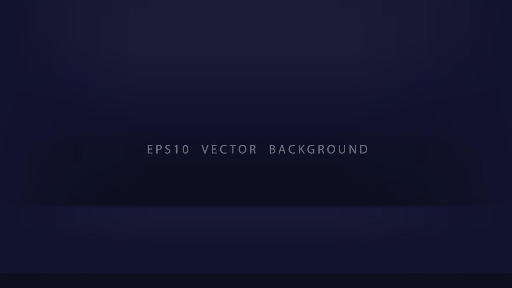 fondo de vector de escenario oscuro vacío