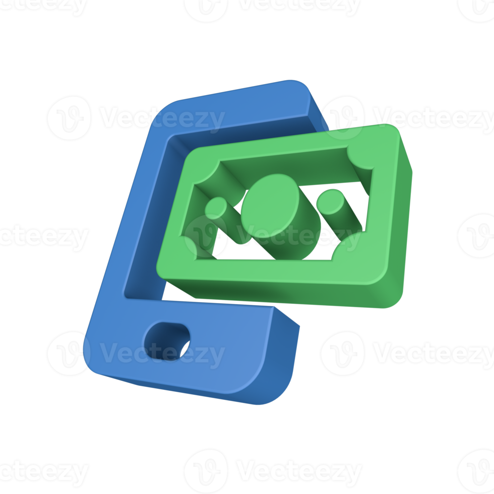3D Finance Icon png