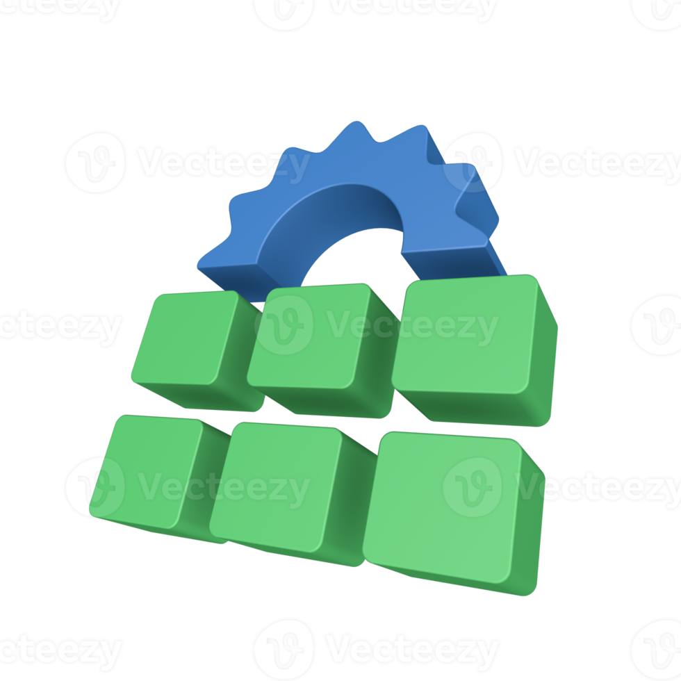 icône de l'écologie de l'énergie 3d png