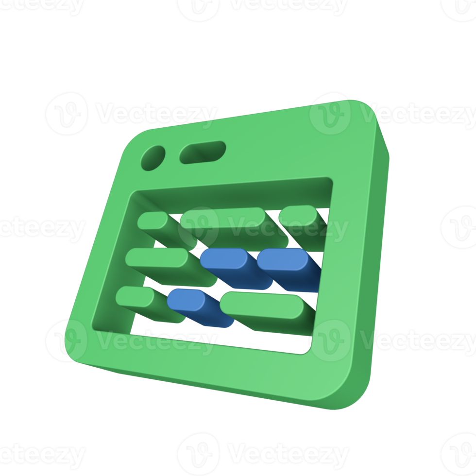 3D Data Processing Icon png
