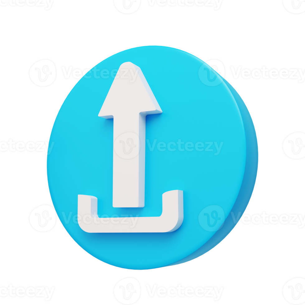 Download app icon Save button Upload file application document icon 3D Render png