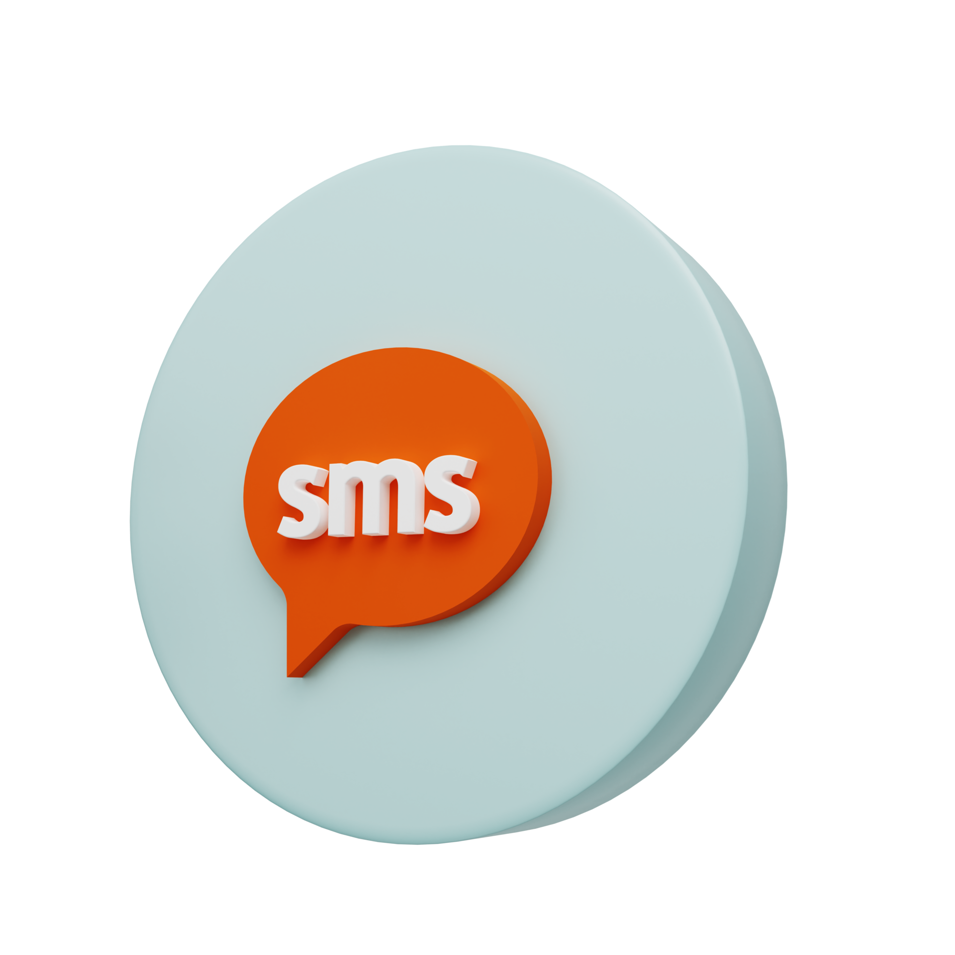 icono de correo electrónico o sms símbolo de signo de correo render 3d ...