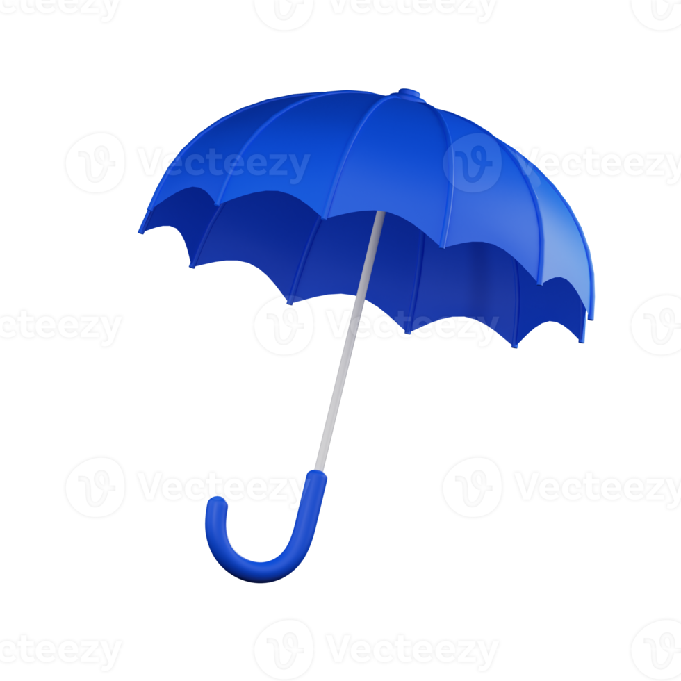 illustration 3d de voyage parapluie png