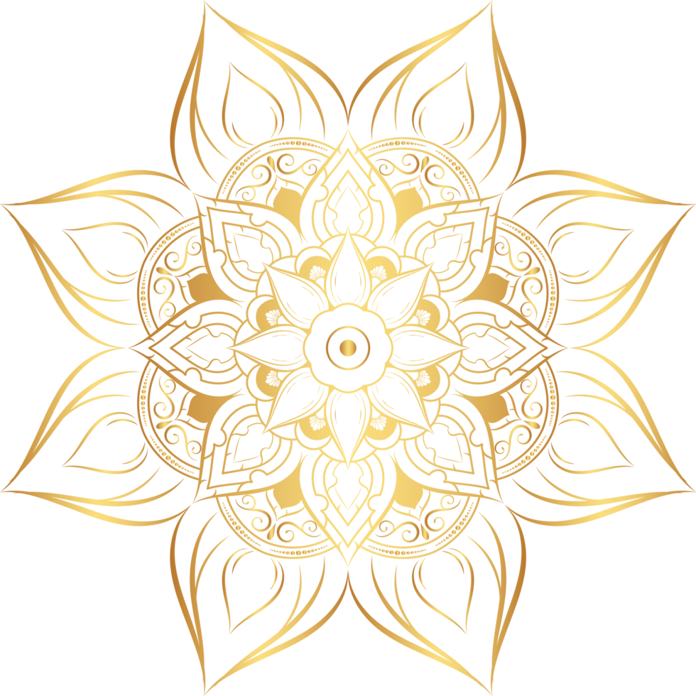 fleur de mandala pour la conception png