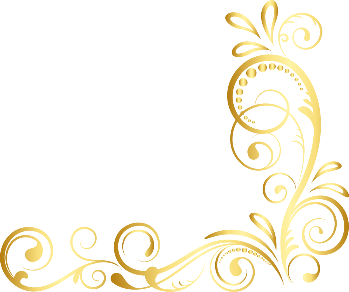 ornamento floreale per il design png