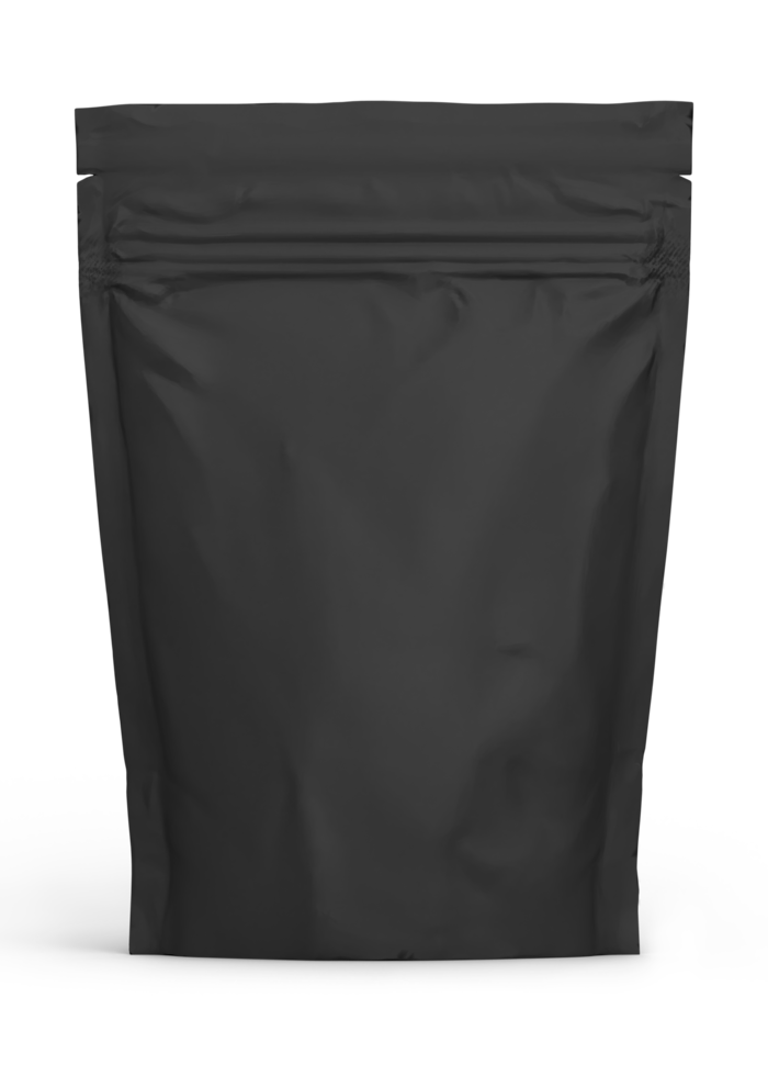 Blank black pouch bag for mockup. 10064031 PNG