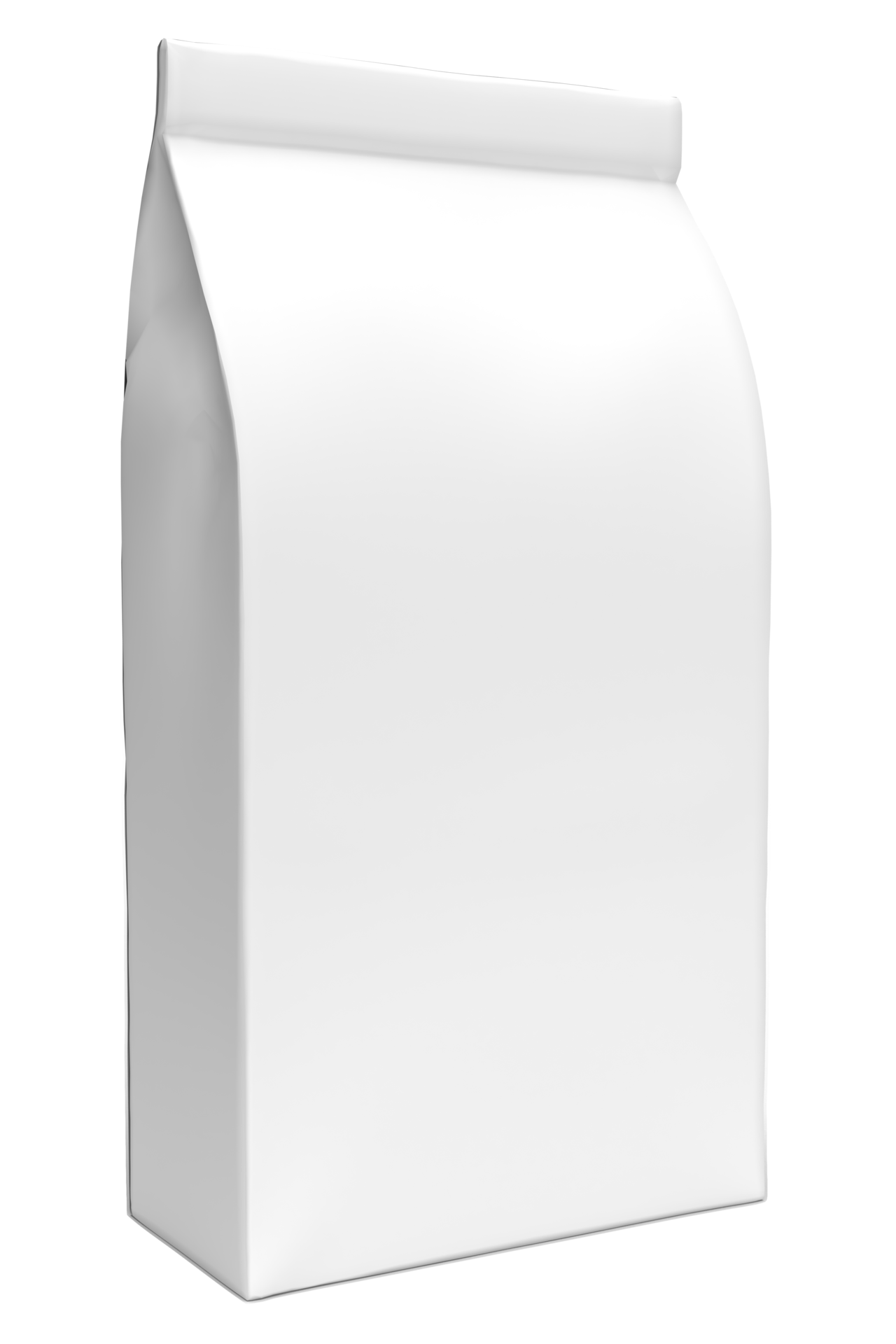 Coffee bag white for mockup. 10064034 PNG