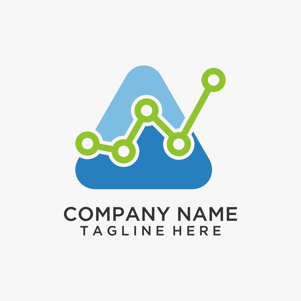 Triangle tech connect logo design 10066170 Vector Art at Vecteezy