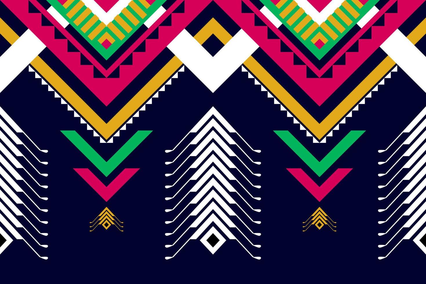 Geometric ethnic oriental pattern traditional. Design for background, wallpaper, vector illustration, fabric, clothing, batik, carpet, embroidery.