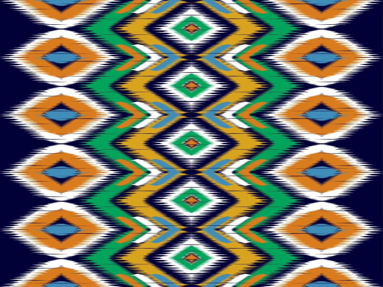 Ikat pattern in tribal. Geometric ethnic traditional. Mexican striped style. Design for background, wallpaper, vector illustration, fabric, clothing, batik, carpet, embroidery.